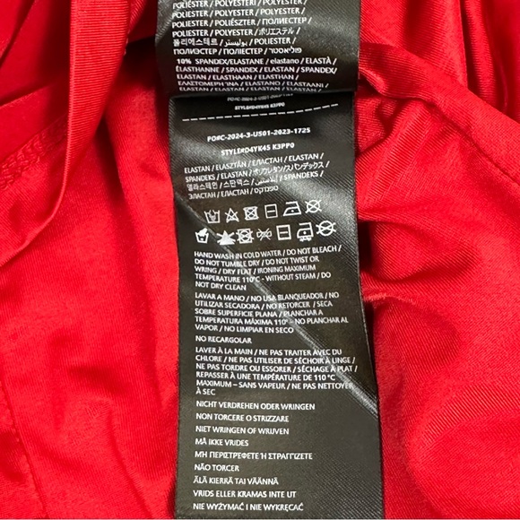 Guess strapless red dress (SL Anya Dress, Size 14, Color: Red Cherry, NWT): - Picture 10 of 14